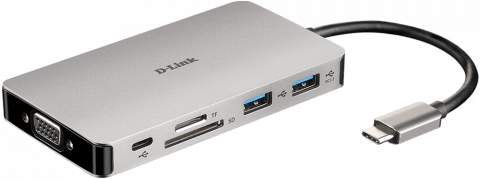 هاب 9 پورت D-Link مدل DUB-M910 D-Link DUB-M910 9-port USB-C HUB